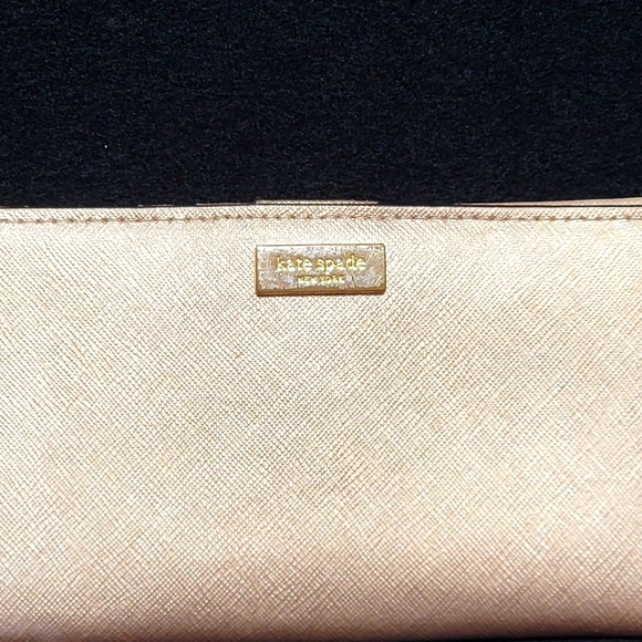 Kate‎ Spade Gold Women's Wallet - Picture 2 of 9